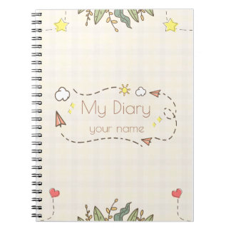 Personalized Diary Notebook with Name