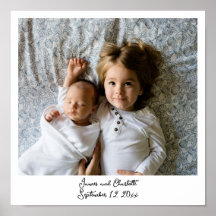 Personalized digital photograph and text
