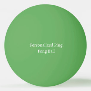 Personalized Dimensions 1.57" Green Ping Pong Ball