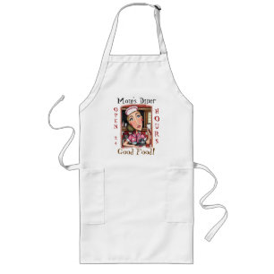 Personalized Diner Waitress Kitchen Apron