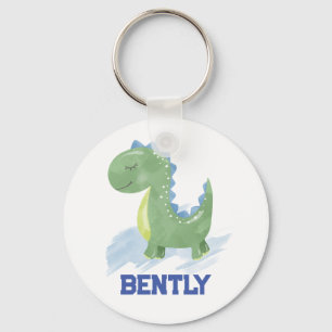 Personalized Dinosaur Keychain