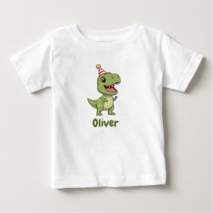 Personalized Dinosaur Kids T-Shirt with Name