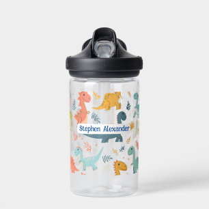 Personalized Dinosaur Kid's Water Bottle
