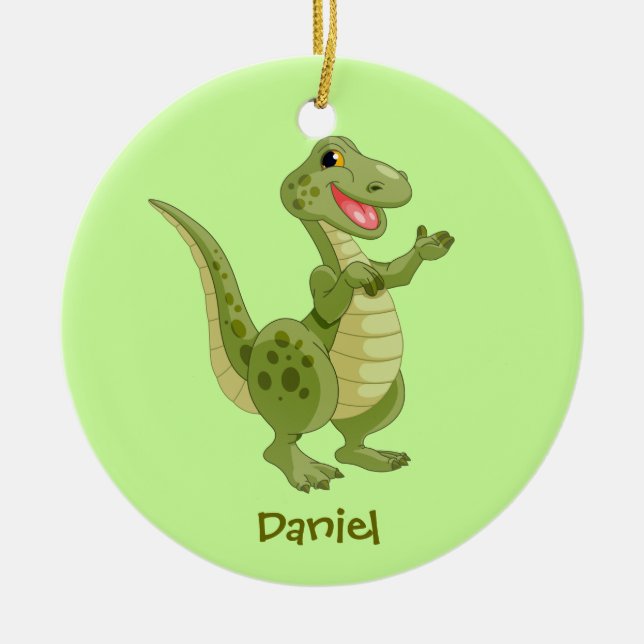 Personalized Dinosaur Ornament (Front)