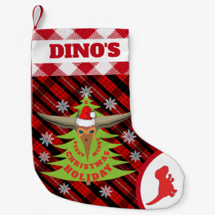 Personalized Dinosaur Pterodactyl Small Christmas Stocking