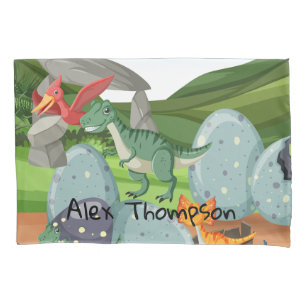 Personalized Dinosaur Wild animal graphic Pillowcase