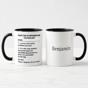 Personalized Director of Information Technology Mug