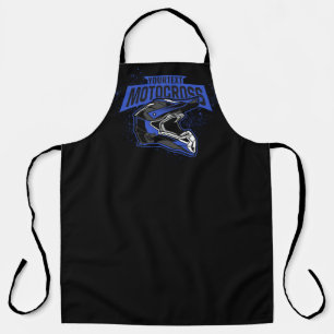 Personalized Dirt Bike Motocross Racing Helmet   Apron