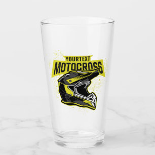 Personalized Dirt Bike Motocross Racing Helmet   Glass