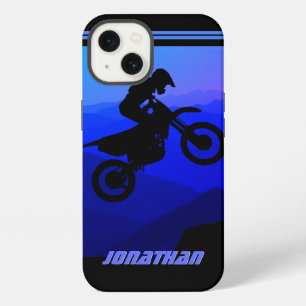 Personalized Dirt Bike Night Ride Motocross iPhone 13 Case