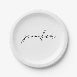 Personalized  Dish, Bridesmaid Gifts, Engagement   Paper Plate