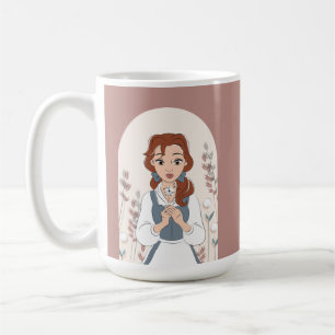 Personalized Disney Belle in the Garden Coffee Mug