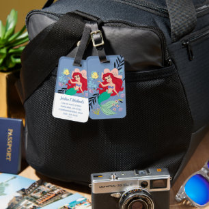 Personalized Disney Princess Ariel & the Ocean Luggage Tag