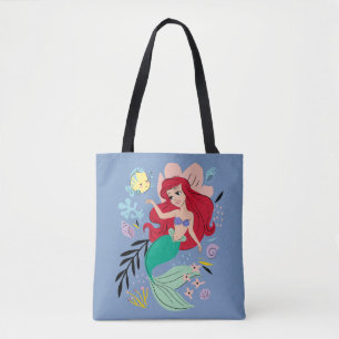 Personalized Disney Princess   Ariel & the Ocean Tote Bag