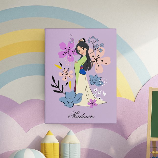 Personalized Disney Princess | Mulan in the Garden Poster (Creator Uploaded)