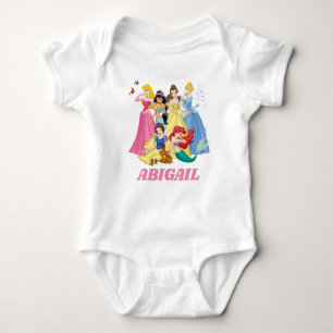 Personalized Disney Princesses Baby Bodysuit