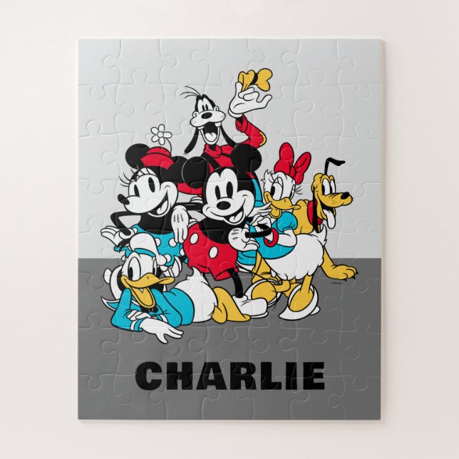 Personalized Disney's Mickey and Friends Jigsaw Puzzle (Vertical)