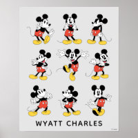 Personalized Disney's Mickey Mouse Emotions