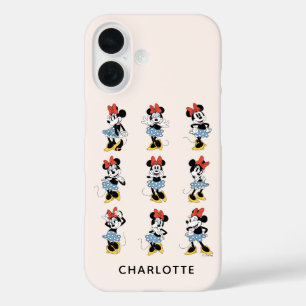 Personalized Disney's Minnie Mouse Emotions iPhone 16 Case