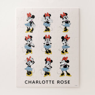 Personalized Disney's Minnie Mouse Emotions Jigsaw Puzzle