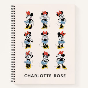 Personalized Disney's Minnie Mouse Emotions Sketch Notebook