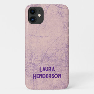 Personalized Distressed Grunge Style Phone Case