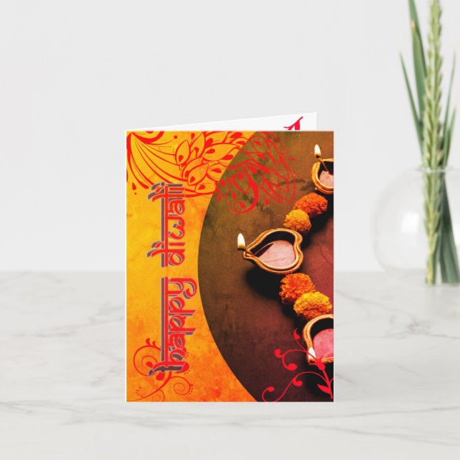 personalized Diwali greeting  Card (Front)