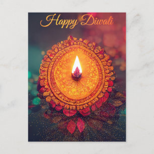 Personalized Diwali Postcard