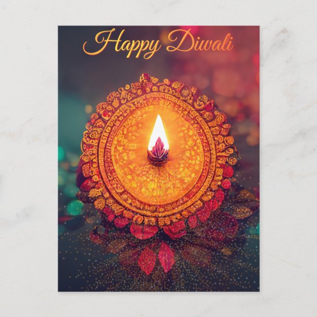 Personalized Diwali Postcard (Front)