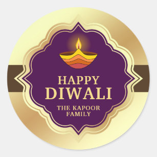 Personalized Diwali Sticker