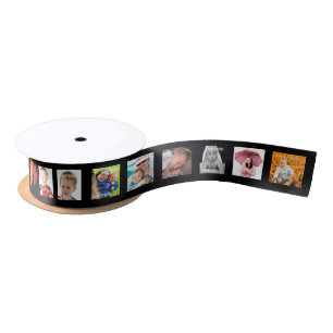 Personalized DIY Photo Template Satin Ribbon