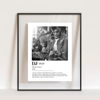 Personalized DJ Dictionary Definition Photo Gift