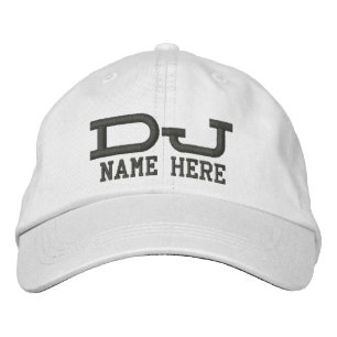 Personalized DJ Embroidered Hat