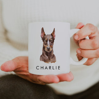 Personalized Doberman Dog Lover Mug
