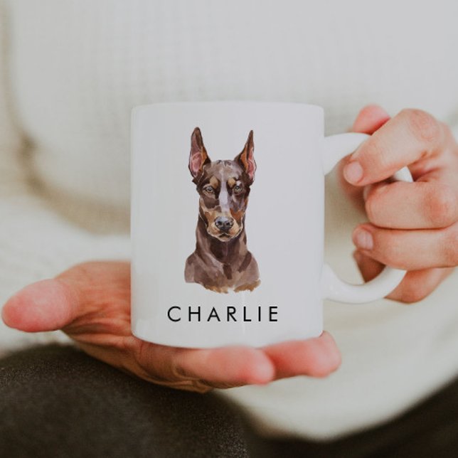Personalized Doberman Dog Lover Mug (Creator Uploaded)