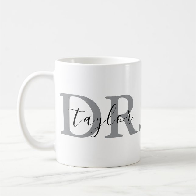 Personalized Doctor Coffee Mug (Left)