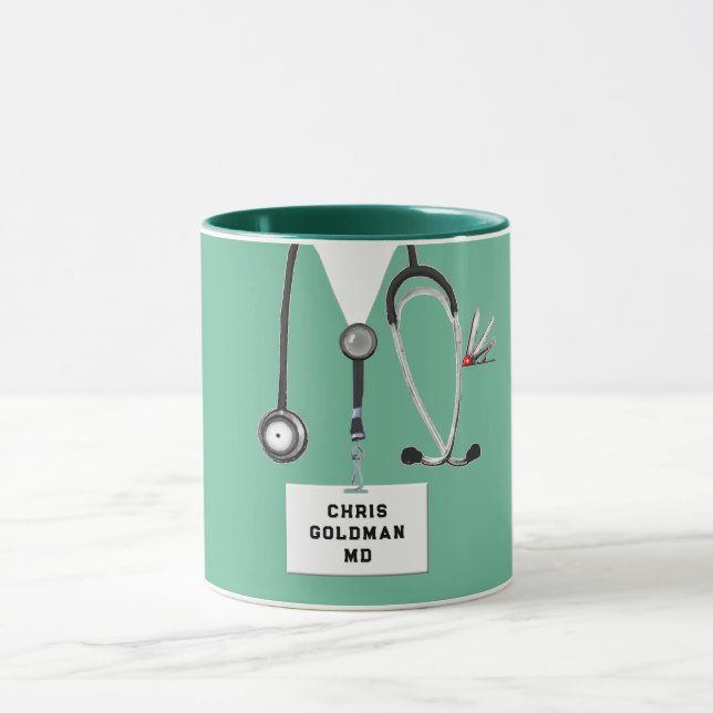 Personalized Doctor Collectable Mug (Center)