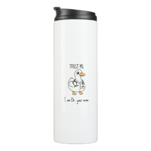 Personalized Doctor Duck Thermal Tumbler