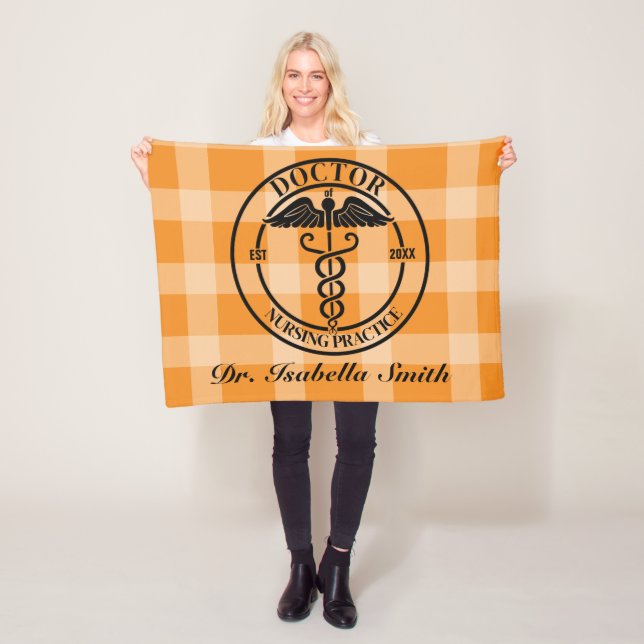 Personalized Doctor Gift For Graduate & Graduation Fleece Blanket (In Situ)