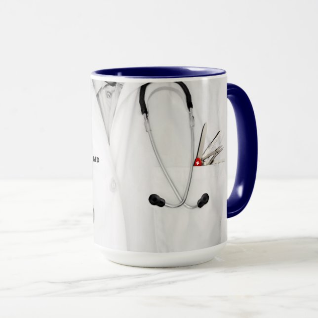 Personalized Doctor Gift Mug (Front Right)