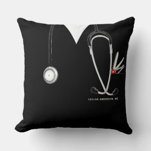 Personalized Doctor Gift Throw Pillow