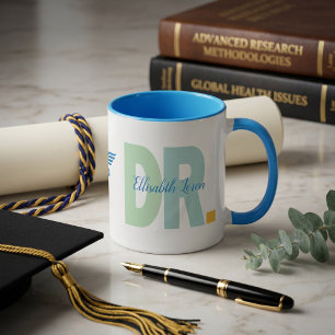 Personalized Doctor PhD Graduation Mug 