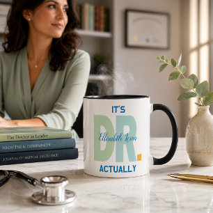 Personalized Doctor PhD Graduation Mug 