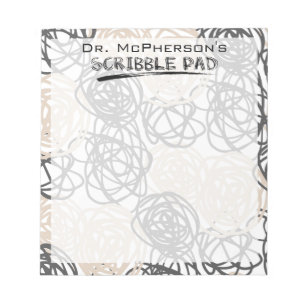 Personalized Doctor's Scribble Pad