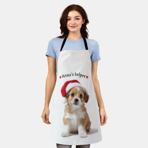 Personalized Dog Apron – Custom Photo & Text