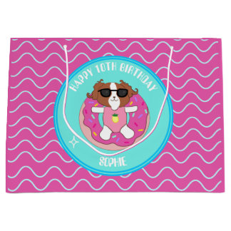 Personalized Dog Birthday Pool Party Gift Bag