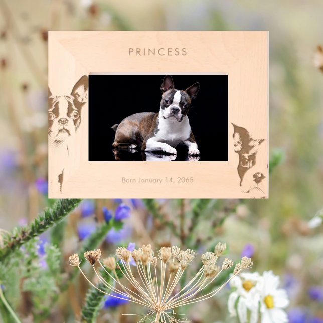 Personalized Dog Breed  Etched Frames (Creator Uploaded)