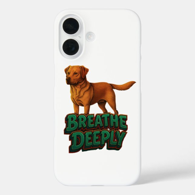Personalized dog breed phone case for iPhone (Back)