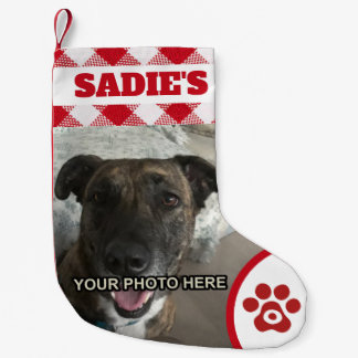 Personalized Dog, Cat, or Pet Lover Small Christmas Stocking