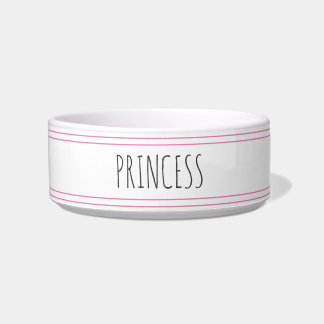 Personalized Dog, Cat, Pet water food bowl dish
